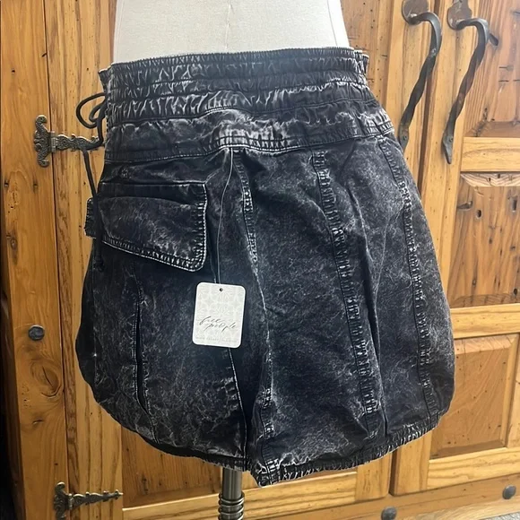 Free People Black Cargo Skirt High-Waisted - Picture 3 of 5